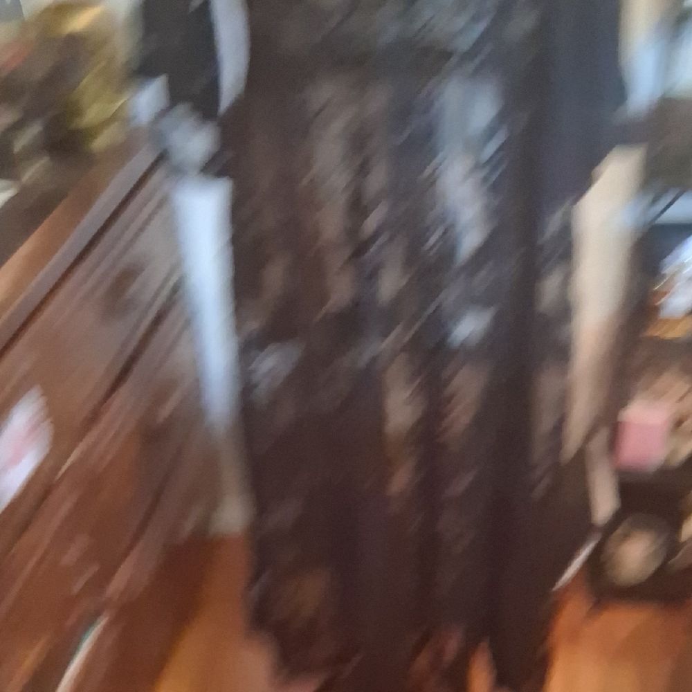 NWT Rachel Zoe Sheer Black Lace Kimono Cover Up O/S - Picture 9 of 9